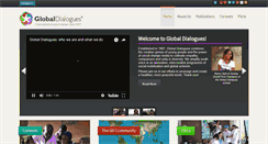 Desktop Screenshot of globaldialogues.org